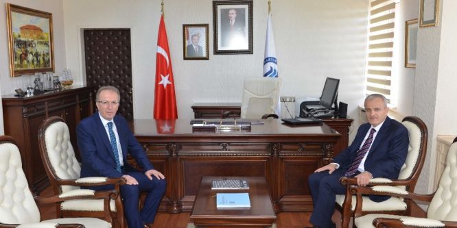 Vali Dirim’den Rektör Uzun’a iade-i ziyaret