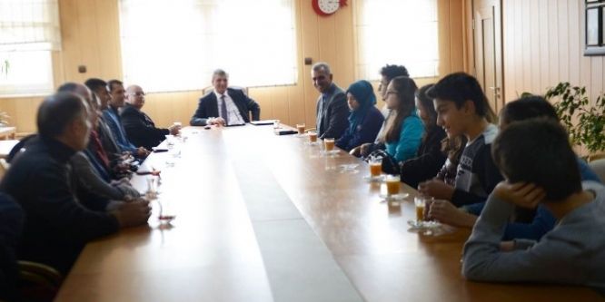 TEOG şampiyonlarını misafir etti