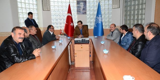 Palandöken esnafından Başkan Bulutlar’a ziyaret