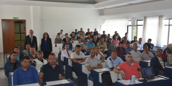 Salihli’de belediye çalışanlarına iş sağlığı eğitimi verildi