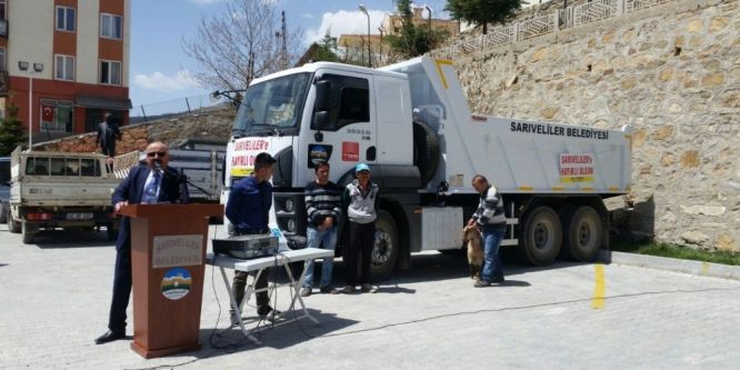 Sarıveliler Belediyesine araç takviyesi