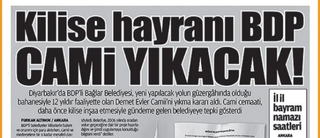 BDP camiyi yıkıp yenisini yapacak