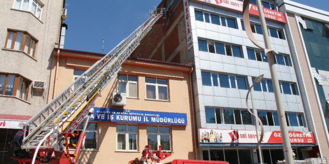 Elazığ’da yangın paniği