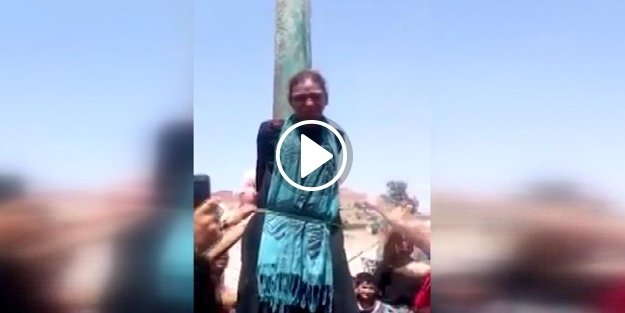 Bebeği kaçırmaya çalışan kadının cezasını halk bakın nasıl verdi!