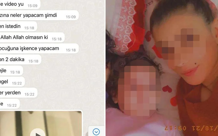 Bebeğini yastıkla boğup videosunu babasına attı!