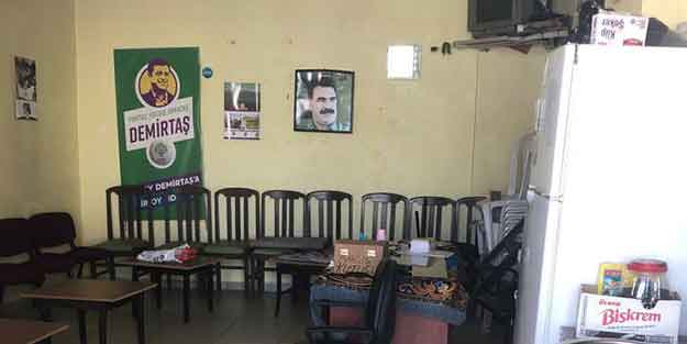 Bebek katili Abdullah Öcalan'ın posterini astılar