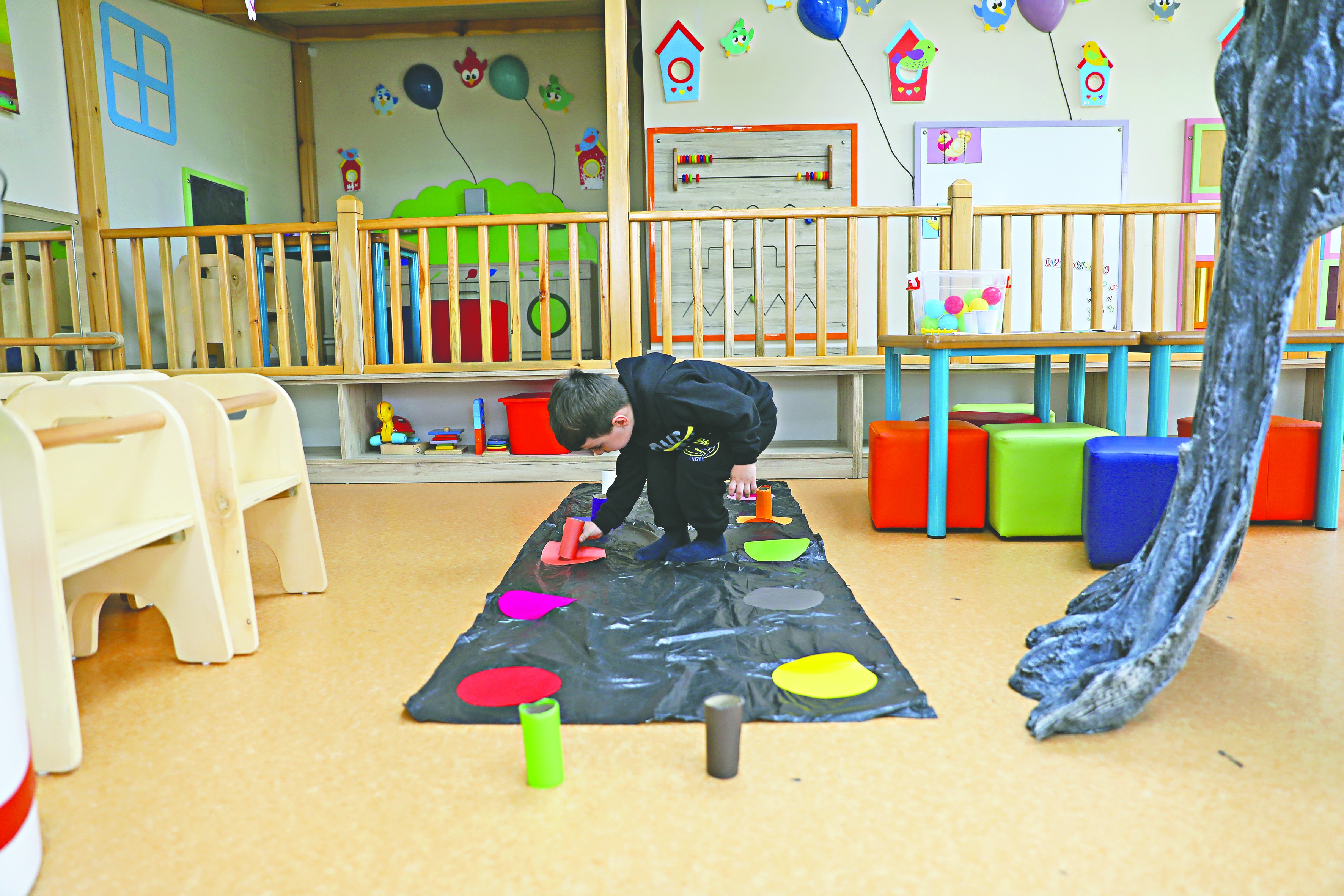 Bebek kütüphanesi özel gereksinimli çocukların hizmetinde