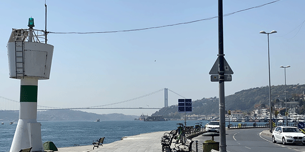 Bebek sahili havadan görüntülendi