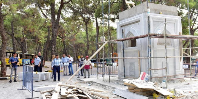 Tütüncü şantiyeleri denetledi