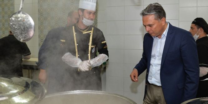 Başkan Uysal, aşevini inceledi
