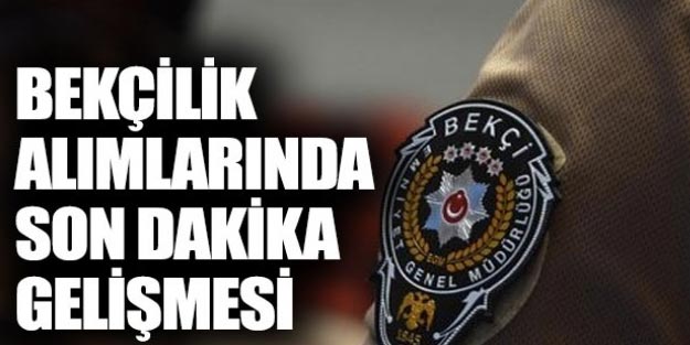 Bekçi alımı hangi illerde olacak? son dakika Mart 2019 bekçi alımları son durum