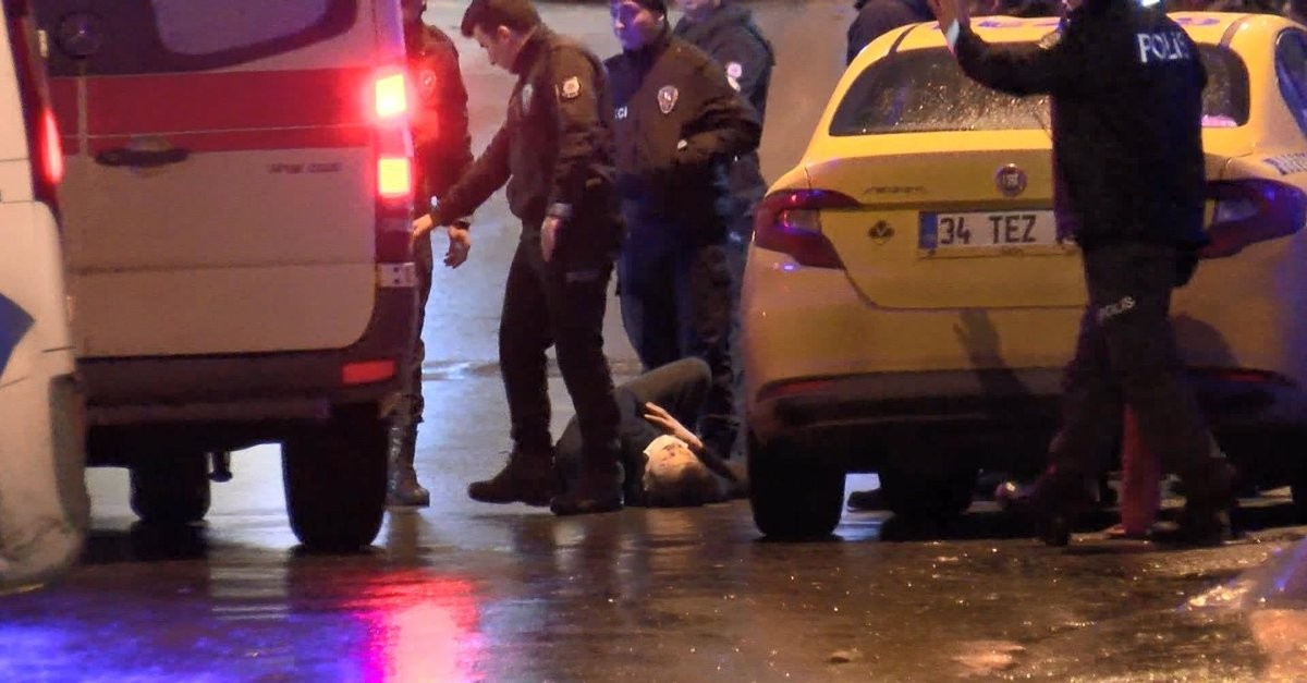  Bekçilere silah çeken şüpheli vuruldu