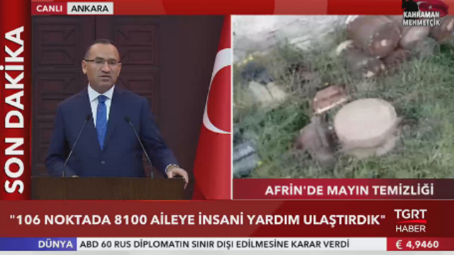 Bekir Bozdağ: Irak Ordusu'nun bölgeye yerleştiğini teyit ettik