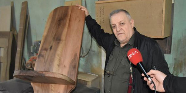 Bel ağrısı çekince, 700 yıllık sandalyeden üretip, patentini aldı