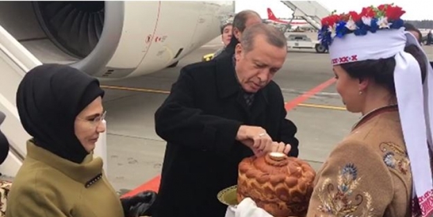 Belarus'ta Cumhurbaşkanı Erdoğan'a sürpriz