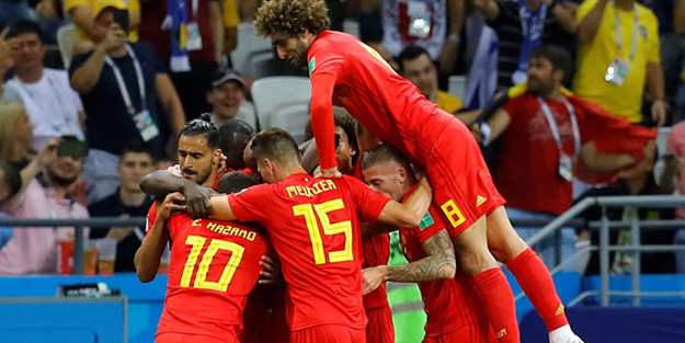 Belçika, Brezilya'yı 2-1'le geçti!