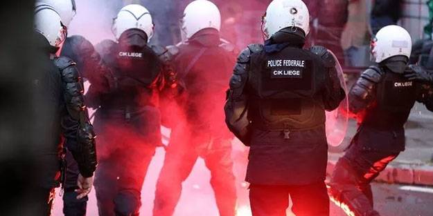 Belçika'da koronavirüs tedbiri isyanı
