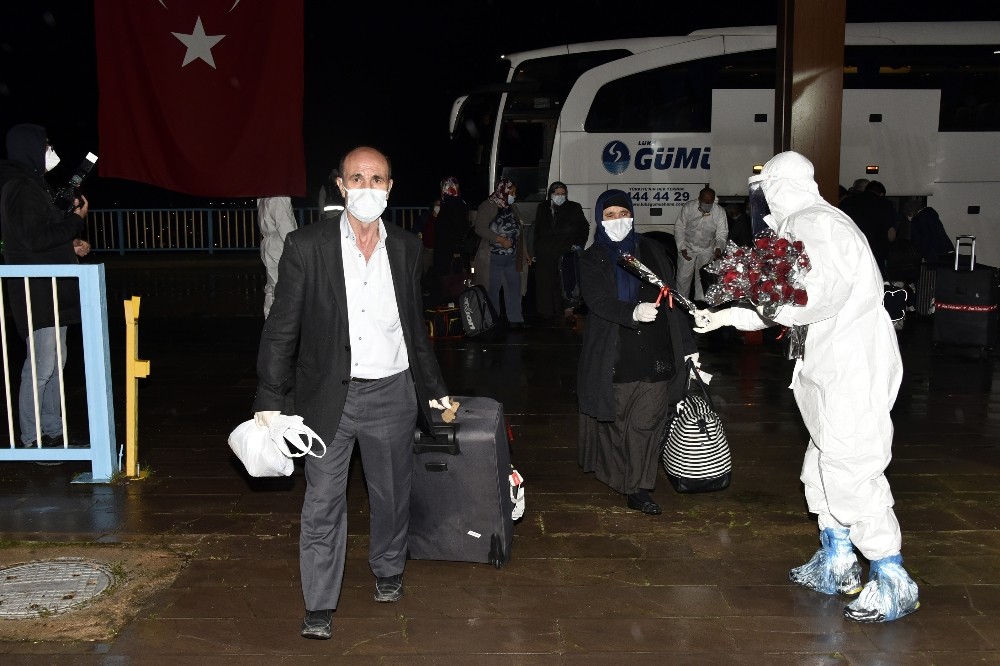 Belçika’dan getirilen 245 vatandaş Gümüşhane’de karantinada 