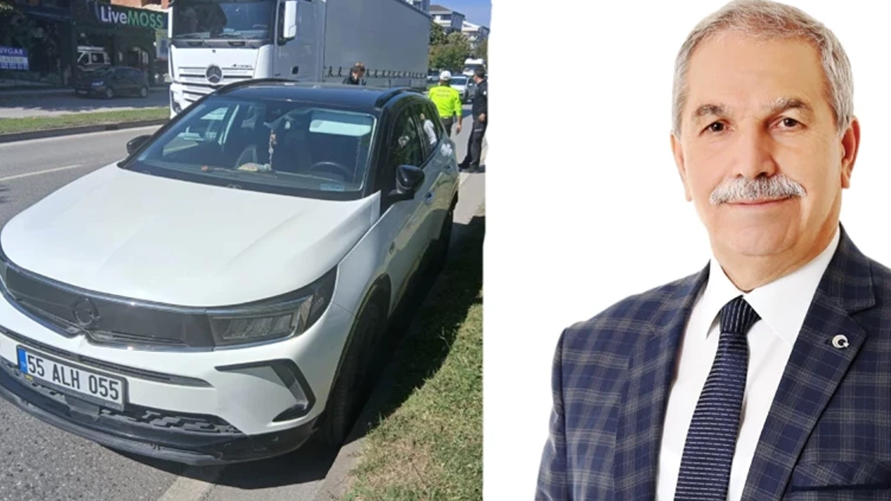 Belediye başkanı kaza yaptı!