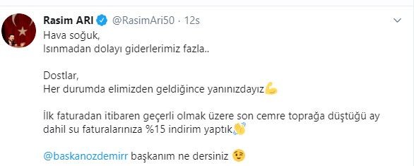 Belediye Başkanlarının gülümseten su indirim müjdesi 