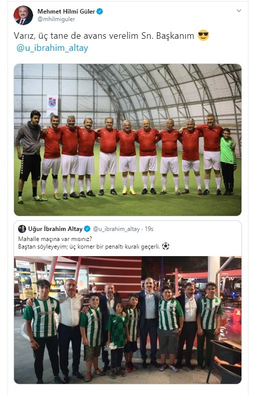 Belediye başkanlarının ’mahalle maçı’ iddiası 