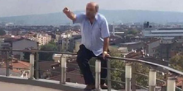 Parasını alamayınca belediyenin çatısına çıktı