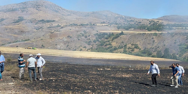 Belediye çöplüğündeki yangın nedeniyle yüzlerce dönüm ekili arazi kül oldu!