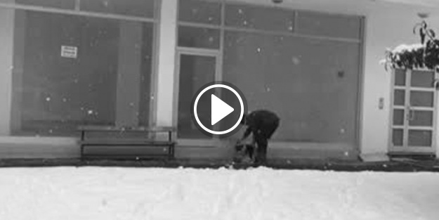 Belediye işçisinden örnek davranış!