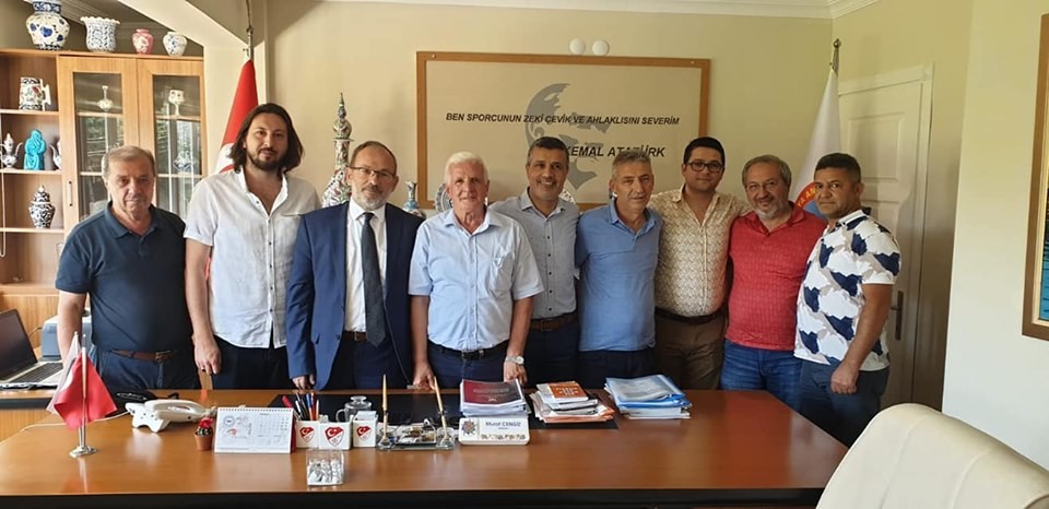 Belediye Kütahyaspor Kulübü yönetiminden destek ve nezaket ziyaretleri 