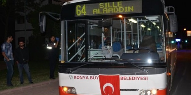 Belediye otobüsüne silahlı saldırı