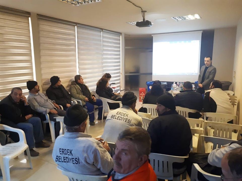 Belediye personeline ‘Atık Geri Dönüşüm’ konulu eğitim 