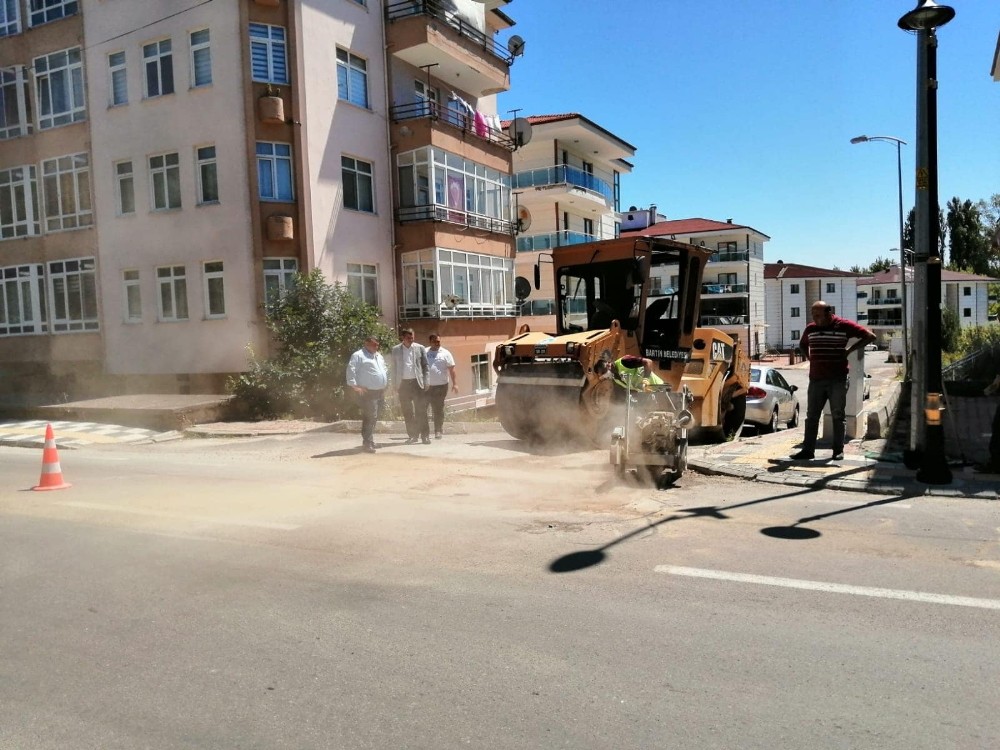 Belediyeden bakım çalışması 