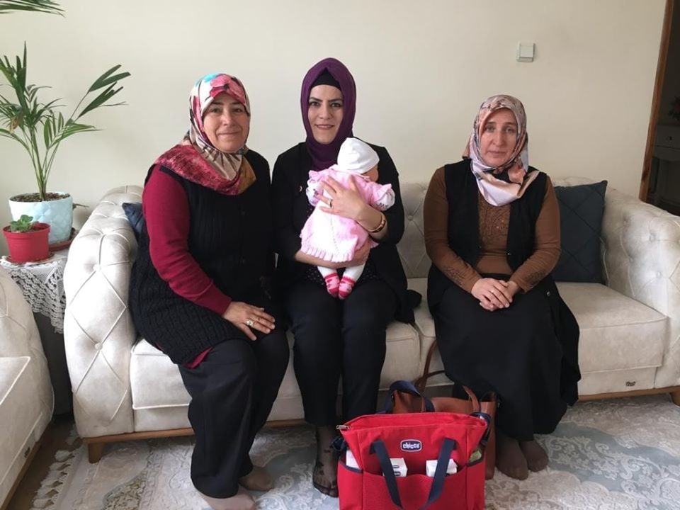 Belediyeden ’Hoş geldin bebek’ ziyaretleri 