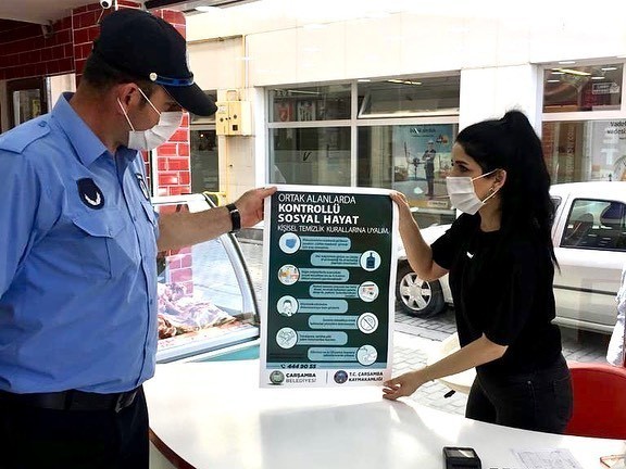Belediyeden ‘temizlik kuralları’ bilgilendirmesi 