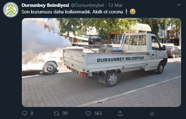 Belediyenin esprili paylaşımı gündem oldu 