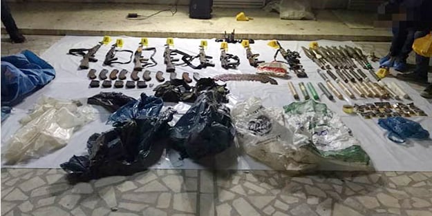 Belediyenin kömür torbalarından PKK'nın mühimmatı çıktı