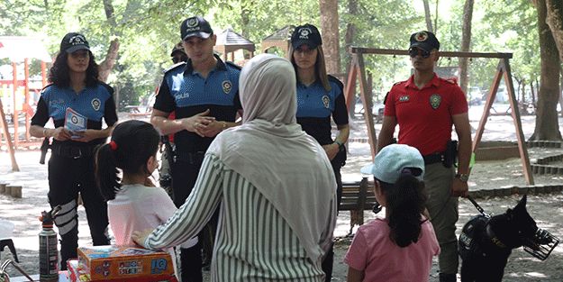 Belgrad Ormanı'nda yangınlara karşı atlı ve köpekli denetim