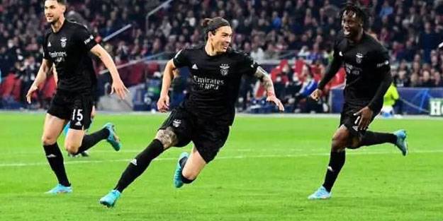 Benfica çeyrek finalde