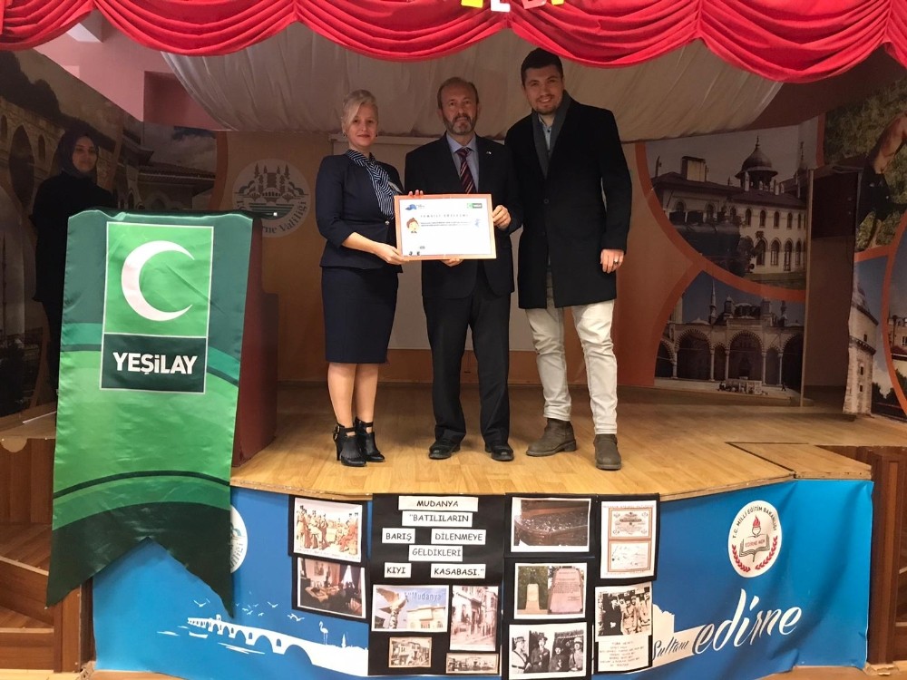 ‘Benim Kulübüm Yeşilay’ projesi Edirne’de hayat buluyor 