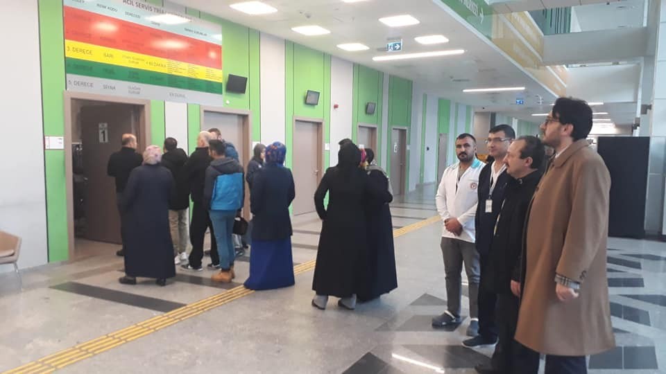 Benli ve Özyalçın Hastanelerde Yerinde İnceleme ve Değerlendirmelerde Bulundular 