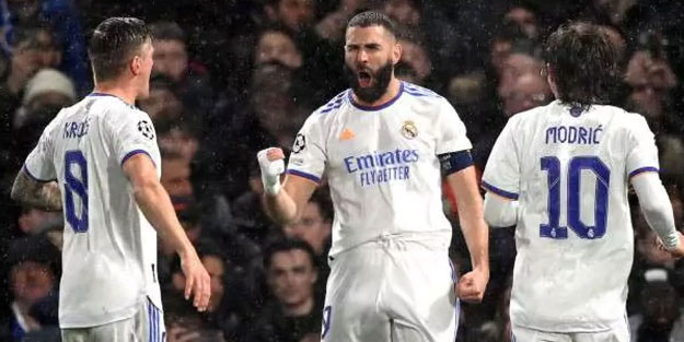 Benzema Chelsea'yi yıktı