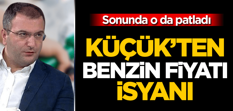 Benzin fiyatlarına Cem Küçük de isyan etti