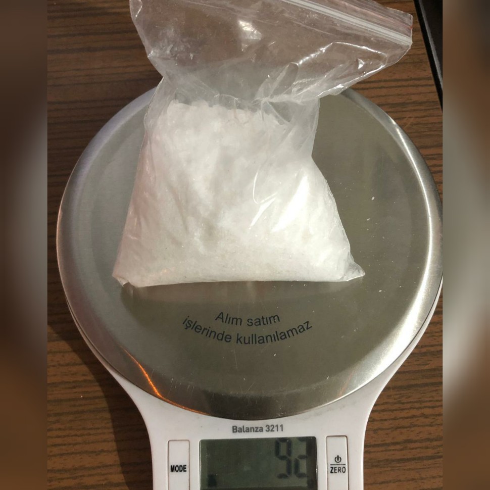 Benzin kapağı içerisinde 92 gram metamfetamin çıktı 