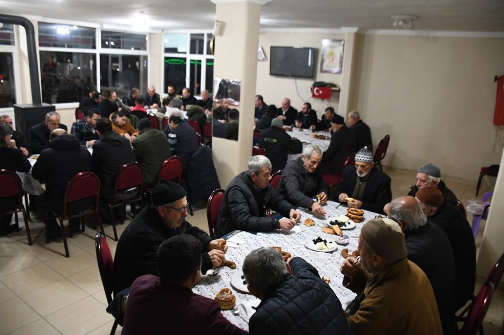 Bereket sofrası Çeltikçi’de kuruldu 