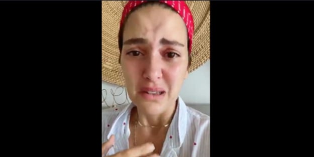 Bergüzar Korel, ağlayarak Bakan Koca’dan yardım istedi