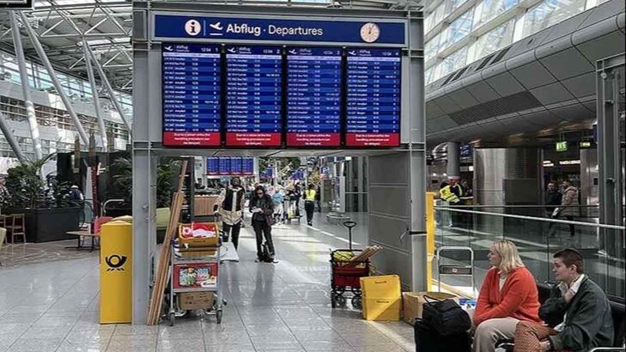 Berlin felç olacak! Havalimanında 2 bin personel greve gidiyor!