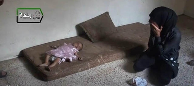 Esed'in ablukasında açlıktan ölen bebek!