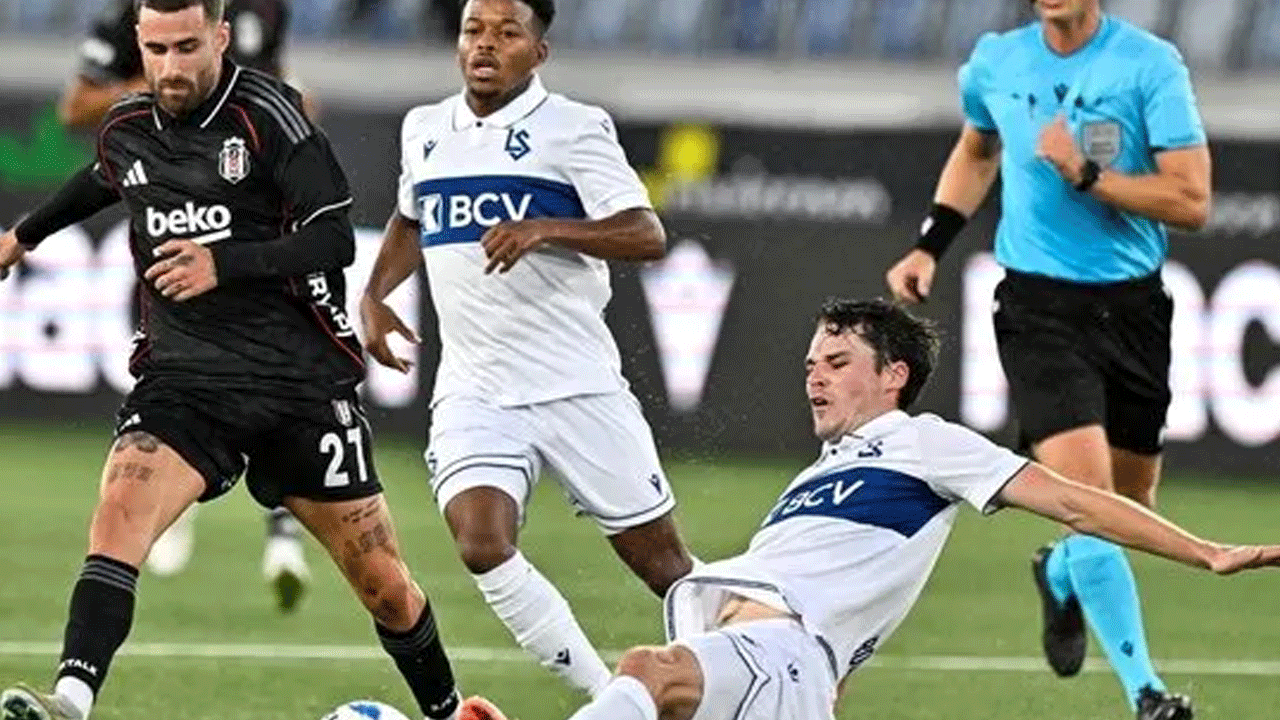 Beşiktaş avantajı kaçırdı! Lausanne ile 1-1 berabere kaldı