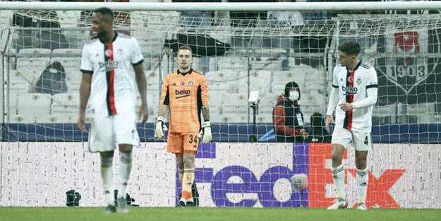 Beşiktaş Avrupa'ya veda etti