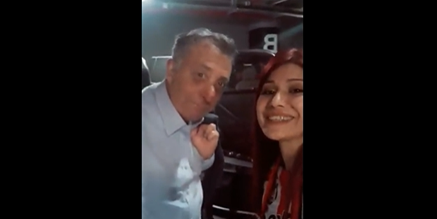 Beşiktaş başkanının videosu sosyal medyayı salladı